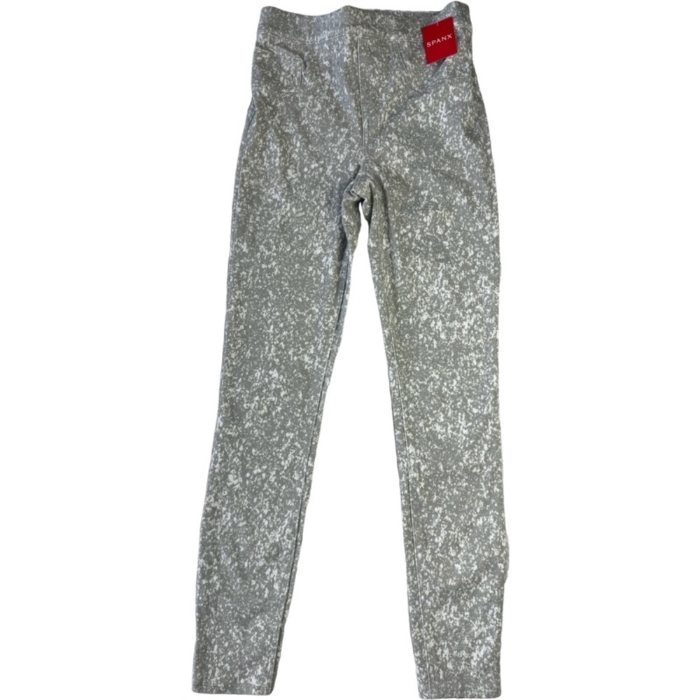 ✅ NWT SPANX Jean-ish Ankle Leggings speckled grey size XS
